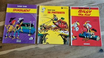 Lucky Luke Stripboeken - 3 stuks beschikbaar voor biedingen