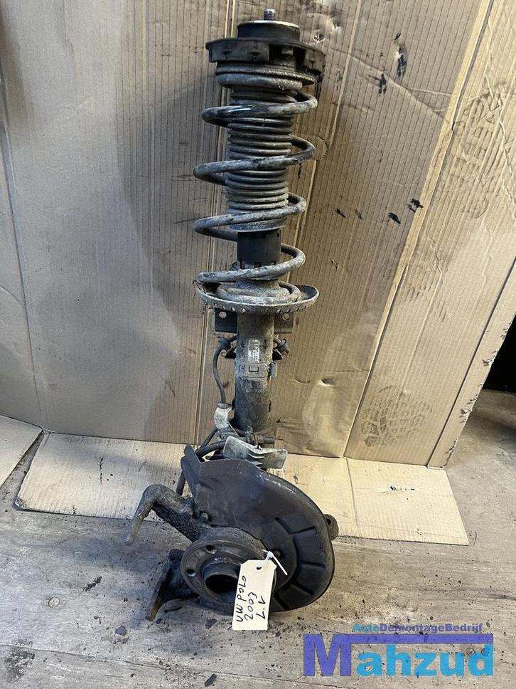 VW POLO 9N 9N2 1.2 links voor veerpoot 2001-2008, Auto-onderdelen, Ophanging en Onderstel, Volkswagen, Gebruikt, Ophalen of Verzenden