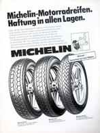 11 vintage advertenties reclames Michelin banden 76-98 band, Verzamelen, Verzenden, Gebruikt