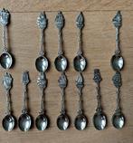 12 verzilverde Koffielepels met Scheepsmotieven, Ophalen of Verzenden