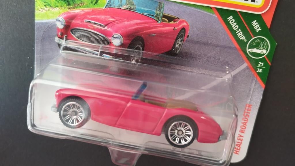 Austin Healey Roadster 1;64 3inch Matchbox Pol, Auto, Verzenden, 1186mj 1 Nl, Nieuw