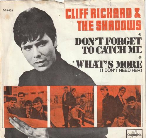 Cliff Richard And The Shadows-Don't Forget To Catch Me -1968, Cd's en Dvd's, Vinyl Singles, Gebruikt, Pop, Ophalen