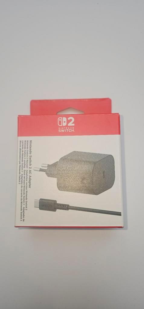 Originele Nintendo Switch 2 AC Adapter - Nieuw!, Spelcomputers en Games, Spelcomputers | Nintendo Consoles | Accessoires, Nieuw