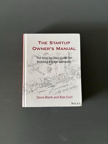 The Startup Owner's Manual - Steve Blank & Bob Dorf beschikbaar voor biedingen