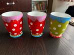 3 grote bekers. Oilily, Ophalen, Nieuw, Overige stijlen, Kop(pen) en/of Schotel(s)