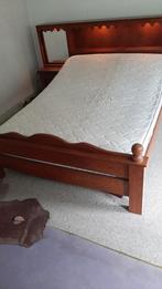 Tweepersoonsbed bed ledikant, Gebruikt, Tweepersoons, 200 cm, Hout