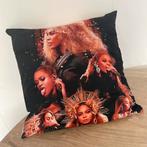 Beyoncé Kussenhoes 45x45cm - Nieuw, Verzenden, Nieuw, Zwart, Vierkant