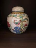 Vintage Gemberpot met Vogelmotief, Antiek en Kunst, Antiek | Keramiek en Aardewerk, Ophalen of Verzenden