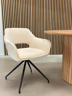 4x Creme - Luxe draaistoelen - Laatste sets, N, N, Nieuw, Ophalen of Verzenden