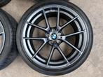 19 inch originele M velgen + zomerbanden BMW 3 4 serie style, 19 inch, Gebruikt, Banden en Velgen, Ophalen of Verzenden