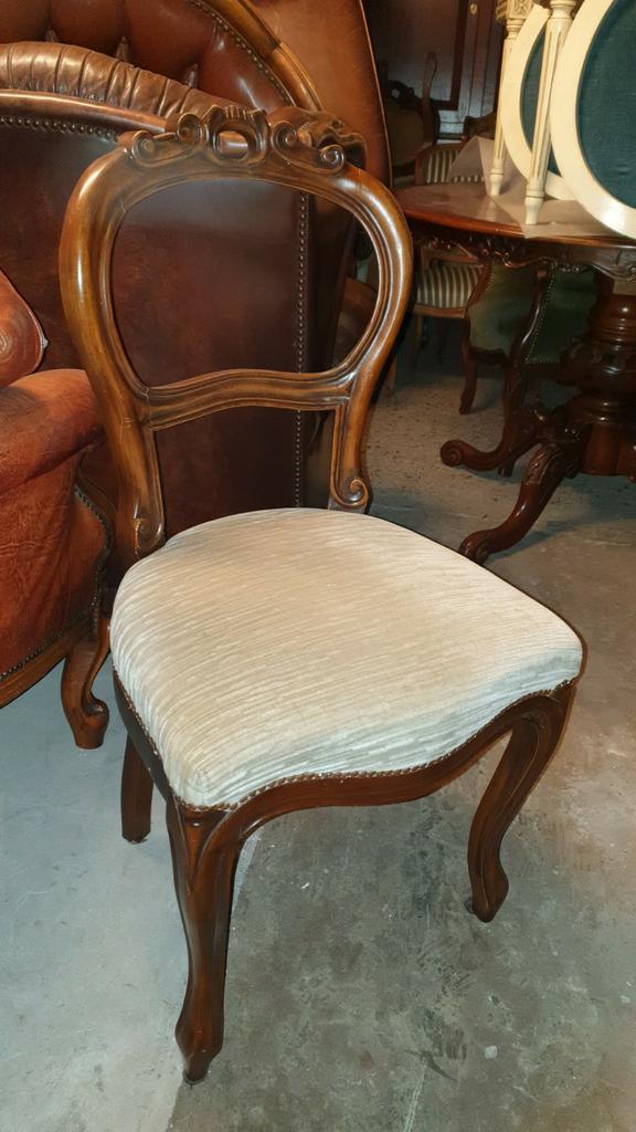 5 biedermeier eetkamer stoelen, Antiek en Kunst, Antiek | Meubels | Stoelen en Banken, Ophalen