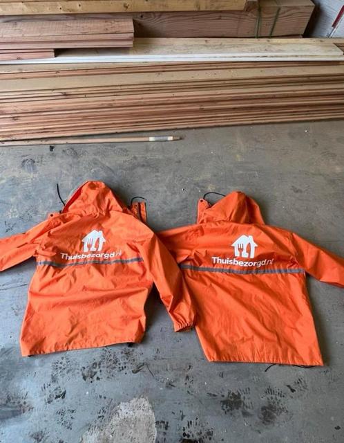 4 Thuisbezorgdjassen (winter & regen) unisex maat L, Kleding | Heren, Jassen | Winter, Gedragen, Maat 52/54 (L), Oranje, Ophalen