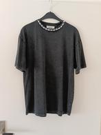 Shoeby Fred van Leer Shirt - Strass - Nieuw - S, Zwart, Nieuw, Ophalen of Verzenden, Korte mouw