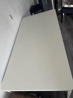 Lange eettafel met 4stoelen, Gebruikt, 200 cm of meer, Vijf personen of meer, Rechthoekig