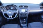 Volkswagen Golf Cabriolet 1.2 TSI NAP 1eEIGENAAR! NAVI BLUET, Voorwielaandrijving, Euro 5, Stof, Zwart