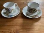 2 paar kop en schotel Marjolein bastin ( wedgwood), Ophalen of Verzenden, Zo goed als nieuw, Wedgwood, Kop(pen) en/of Schotel(s)