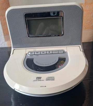 Philips model AJ 130/12. CD speler en wekkerradio. 