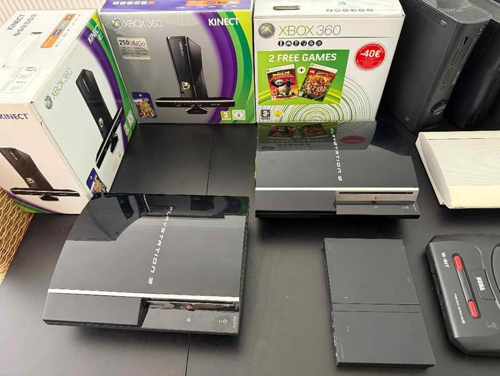 PS2, PS3, XBOX, 360, SEGA gameconsoles, Spelcomputers en Games, Spelcomputers | Sony PlayStation 3, Gebruikt, Slim, 500 GB, Met 1 controller