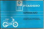 Vespa Piaggio handleiding Superbravo (6256z) bromfiets, Fietsen en Brommers, Ophalen of Verzenden, Zo goed als nieuw