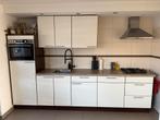 Complete rechte keuken inclusief apparatuur, Huis en Inrichting, Keuken | Complete keukens, Ophalen, Gebruikt, Wit, Enkelwandige keuken
