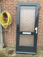 Hardhouten voordeur buitendeur 87 / 88 x 111,5 cm, Doe-het-zelf en Verbouw, Deuren en Horren, Ophalen, Gebruikt, 80 tot 100 cm