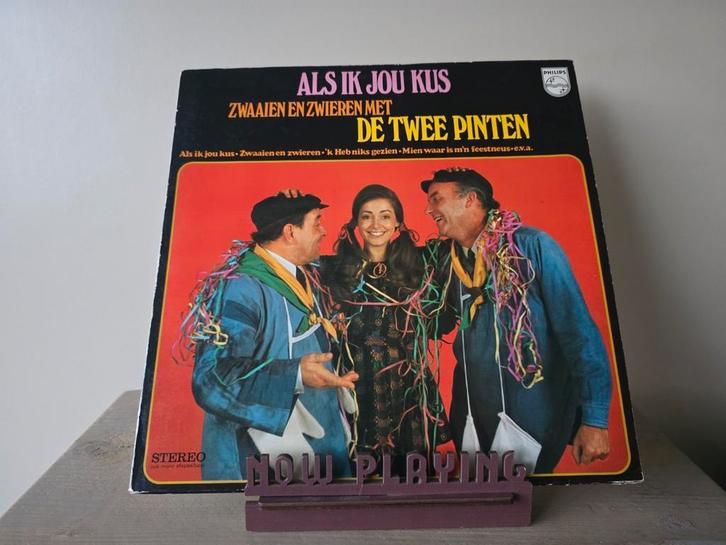 De twee pinten - als ik jou kus - gesigneerd, Cd's en Dvd's, Vinyl | Nederlandstalig, Gebruikt, Overige genres, 12 inch, Ophalen of Verzenden