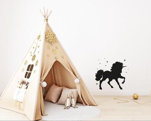Kinder of babykamer muurtekst sticker eenhoorn met sterren, Kinderen en Baby's, Kinderkamer | Inrichting en Decoratie, Nieuw, Wanddecoratie