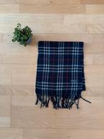 Burberry Sjaal Marineblauw - Uitstekende Staat, Ophalen of Verzenden, Sjaal
