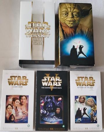 Star Wars IV, V & VI Trilogy Set VHS SciFi beschikbaar voor biedingen