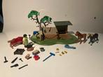 Playmobil de hoefsmid paarden wasplek, Ophalen of Verzenden, Zo goed als nieuw