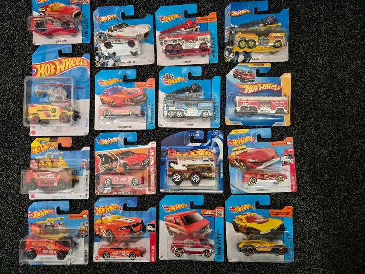 Hot Wheels Fire engine - Brandweer auto's 21 stuks, Hobby en Vrije tijd, Modelauto's | Overige schalen, Nieuw, Auto, Ophalen of Verzenden