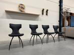 4 Nieuw Leolux Callas Artisan eetkamerstoel Dragonfly stoel