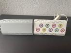 Wandlampen jaren 70/80 model wit en lichtgrijs, Ophalen of Verzenden