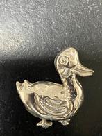 ZILVEREN EEND BROCHE, Sieraden, Tassen en Uiterlijk, Broches, Ophalen of Verzenden, Zo goed als nieuw, Zilver