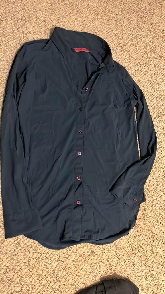 Studio Anneloes Blouse maat M blauw  travel, Kleding | Dames, Blouses en Tunieken, Zo goed als nieuw, Maat 38/40 (M), Grijs, Ophalen of Verzenden