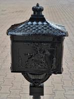 Nostalgische Engelse staande brievenbus - KS Zwart als nieuw, Ophalen, Zo goed als nieuw, Aluminium, Staande brievenbus