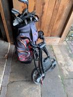 Golftas met trolley, Sport en Fitness, Golf, Ophalen, Gebruikt, Tas, Overige merken