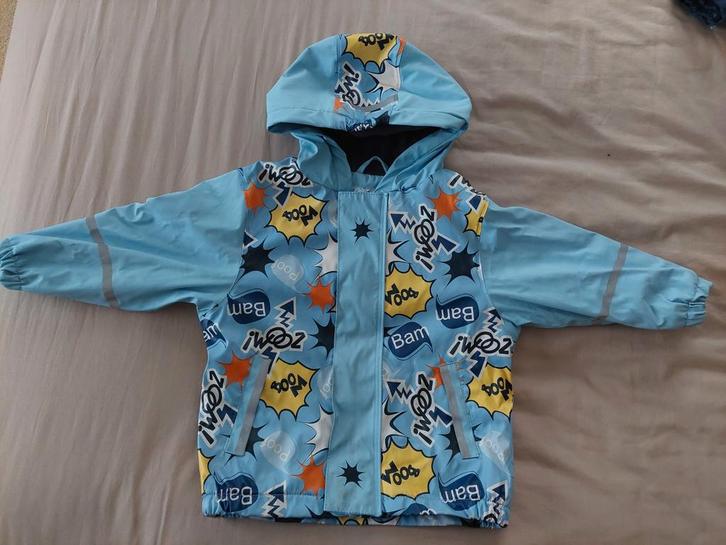 Gevoerde regenjas, maat 86-92, Kinderen en Baby's, Kinderkleding | Maat 92, Gebruikt, Meisje, Jas, Ophalen of Verzenden