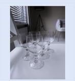 5 vintage kristal bohemia  wijnglazen op  geslepen voet, Verzamelen, Glas en Borrelglaasjes, Ophalen of Verzenden, Zo goed als nieuw