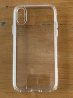 iPhone XS Hoesje - Transparant, Ophalen of Verzenden, Zo goed als nieuw, IPhone XS, Hoesje of Tasje