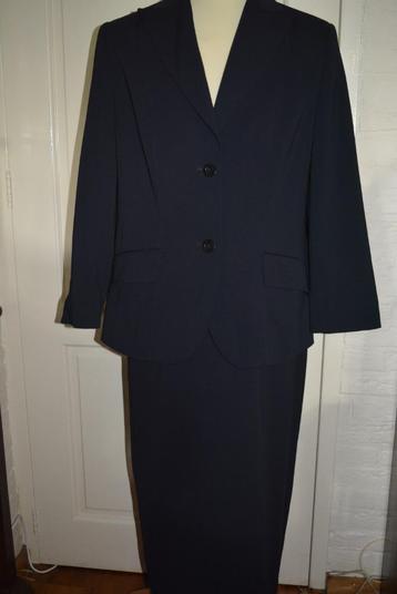 Bianca, chique blauw maxi rok en jasje, mt 40 beschikbaar voor biedingen