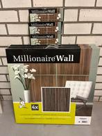 Millionaire Wall zebrano 12 panelen met montage set NIEUW, Ophalen, Nieuw