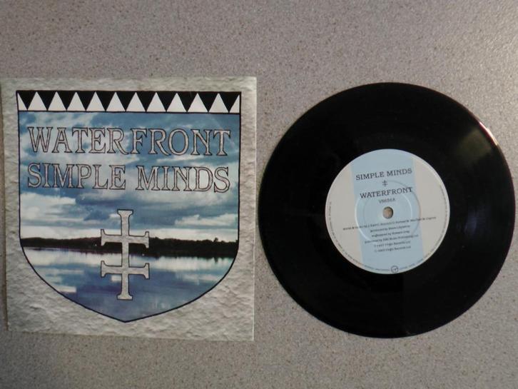 Simple Minds - Waterfront VINYL SINGLE, Cd's en Dvd's, Vinyl Singles, Zo goed als nieuw, Single, Pop, 7 inch, Ophalen of Verzenden
