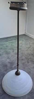 Hanglamp brons met albast kap, Huis en Inrichting, Ophalen, Gebruikt