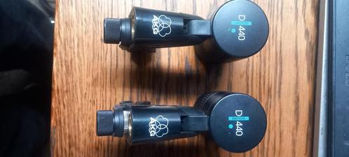 AKG D440 2x, Muziek en Instrumenten, Microfoons, Gebruikt, Instrumentmicrofoon, Ophalen of Verzenden