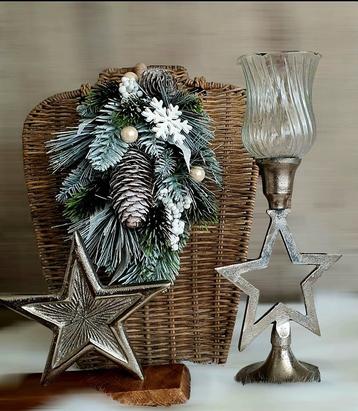 Kerst ster &Rivièra maison kerst buste & RM waxineholder  beschikbaar voor biedingen
