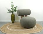 Norr11 Hippo Loungestoel ,design fauteuil, loungestoel groen, Hout, Gebruikt, Minder dan 75 cm, Ophalen of Verzenden