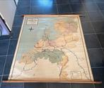 Begin kaart v Nederland - schoolkaart, Antiek en Kunst, Antiek | Schoolplaten, Ophalen, Aardrijkskunde