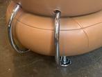 Leolux Kikko fauteuil/ chaise longue showmodel Noli leer, Ophalen, Nieuw, 75 tot 100 cm, Leer