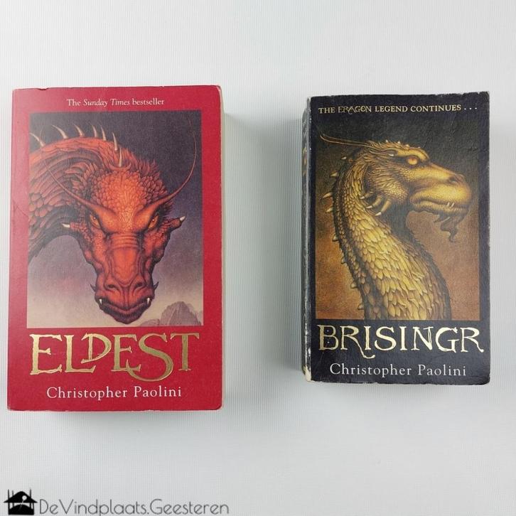 Paolini - Eragon saga – Inheritance Cycle – 2 boeken, Boeken, Fantasy, Zo goed als nieuw, Ophalen of Verzenden